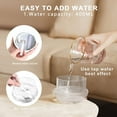 thumbnail image 4 of Humidificador portátil mini de 400 ml con doble chorro ajustable, ideal para dormitorio, oficina, estudio y hogar, color blanco., 4 of 5