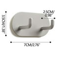 thumbnail image 3 of SPOORYYO Adhesive Hooks Coat Hooks for Versatile Hanging Solutions Perfect for Towels, Robes, and More in Shower, Bedroom, Bathroom, and Kitchen, 3 of 3