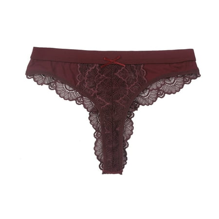 

Felwors Women Lace Women Lace Underpants Wide Brim G String Trouser Hollow Lifting Underpants Size L