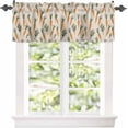 thumbnail image 3 of Easter Valance Curtain 54x18in,Carrots Seamless Rod Pocket Valances for Kitchen,Vintage Linen Short Curtains,Spring Privacy Curtain Valance,Farm Harvest Windows Treatment for Bathroom/Bedroom, 3 of 6