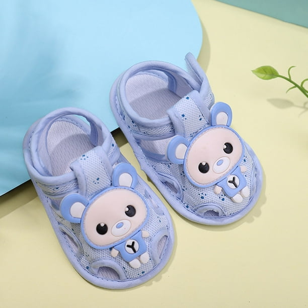 Puntoco Sandalias De Verano Para Bebés,Verano 0-1 Año Nuevos Zapatos Para Niños Pequeños Sandalias Antideslizantes Para Bebés Azul 13