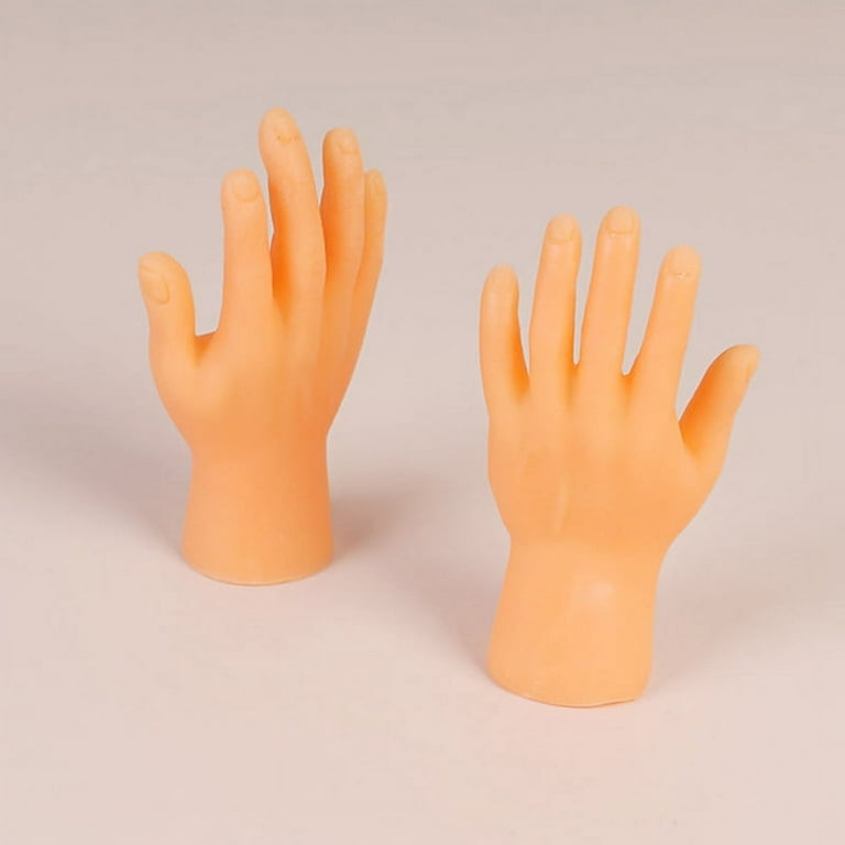 Tiny Hands for Fingers Mini Hands - 10 Pcs Small Rubber Hands Puppets Tiny  Ha