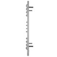 thumbnail image 3 of Ancona Lustra Double 12 Barres Incurvées Câblé et Plug-in Chauffe-Serviettes en Acier Inoxydable Poli, 3 of 7