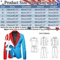 thumbnail image 3 of Men's Jackets Independence Day Lapel Long Sleeve Suits Slim Fit Blazers 4Th Of July Jacket for Men, 3 of 4