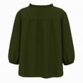 thumbnail image 2 of Blusa George para Mujer, Manga 3/4 Militar Talla M, 2 of 4