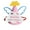Pink, variant on Birthday Hat Pink Fabric Festive Celebration Decoration Cap Comfortable Adjustable 4.7x4.7x6.5 Inches