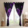 thumbnail image 3 of Gaming 30%-50% Blackout Curtains Gamer Room Decor Curtains,Modern Abstract Plaid Bedroom Curtains Purple Geometry Honeycomb Print Window Curtains Gamepad Controller Curtains,2 Panels 42"Wx63"L, 3 of 5