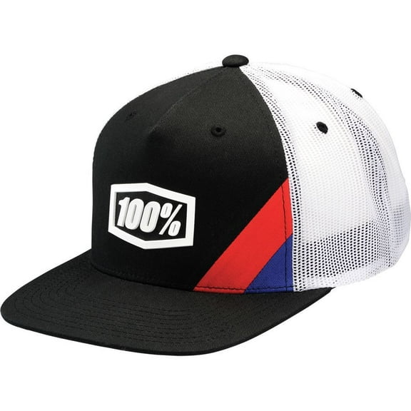 100% Youth Cornerstone Trucker Hat - Black 20047-00004
