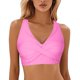 thumbnail image 1 of MKLEKYY Trajes De Baño Dama Women Lace Up Swimwear Tops Underwire Full Coverage Bikini Top Push Up Swim Crop Top Tie Back Bathing Suit Tops, 1 of 5