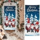 thumbnail image 5 of Decoraciones de Navidad Decoración de la Puerta de Navidad de 6.66x2.99 Pies Decoración de la Puerta de Regalo de Santa Claus, 5 of 6