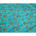 thumbnail image 4 of oneOone Polyester Lycra Turquoise Blue Fabric Batik Craft Projects Decor Fabric Printed By The Yard 56 Inch Wide, 4 of 4