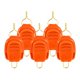 thumbnail image 1 of 5 uds Clips portátiles Sharpla para línea Gancho de pesca duradero con pasador antideslizante naranja Clip de línea de pesca, 1 of 5
