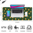 thumbnail image 5 of Long Mouse Pads for Desk,Dark Green Star Sun Pattern Desk Mats on Top Of Desks, Desk Mouse Pad Extra Large with 3mm Non-Slip Base and Stitched Edge for Gaming,Office,Work,Home 35.4"x15.7", 5 of 6