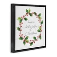 thumbnail image 3 of Stupell Industries French Country Christmas Seasonal Phrase Black Floating Frame Canvas Art, 18 x 18, by Livi Finn, 3 of 8