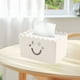 thumbnail image 4 of Cesta Organizadora para Ducha, Organizador de Baño Plástico con Asas, Tote Portátil para Artículos de Aseo, 25.5x17.5x13.5 cm, Blanco, Ideal para Almacenamiento en el Baño y el Hogar, 4 of 6