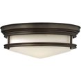 thumbnail image 2 of Hinkley 3301OZ Hadley 3-Light LED Flush Mount, 14" Modern Ceiling Light, 2 of 2