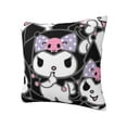 thumbnail image 3 of Kuromi and My Melody Throw Pillow Cover Decoration Pillow Case Cushion for Home Sofa Couch 20"x20", 3 of 7