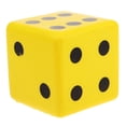 thumbnail image 3 of Dados de esponja dados de punto de espuma que juegan dados para el juguete de ventición de enseñanza de matemáticas Amarillo CUTICAT Dados de esponja, 3 of 6