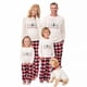 thumbnail image 3 of Pijamas familiares a juego de Navidad, conjunto de pijamas blancos de árbol hermoso de Feliz Navidad, 3 of 3