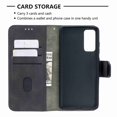 thumbnail image 4 of Galaxy S20 FE (2020) Case, Dteck Shockproof Wallet Flip Folio Wallet Case with Kickstand Card Slots Magnetic Closure, black, 4 of 6