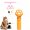 2 -brown&white, variant on Cat Fetch Toy, Rechargeable Flying Disc Launcher with 6 Flying Discs noctilucent, Cat Interactive Hunting Toys for Outdoor & Indoor