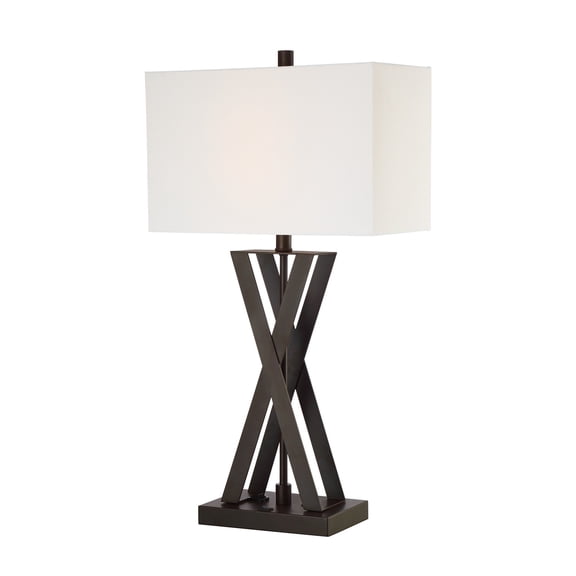 LS-23567D/BRZ-Lite Source-Fonda - 1 Light Table Lamp-30 Inches Tall and 16 Inches Wide