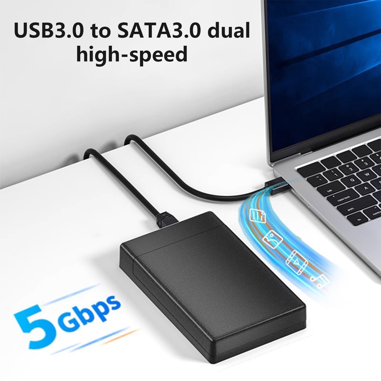 BELOWSYALER USB3.0 2.0 SATA3.0 2.5/3.5inch Hard Drives External Enclosure HDDs Mobile Disk Box Case USB3.0 2.0 2.5Inch HDDs Case
