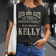 thumbnail image 4 of Personalized Birthday Gift Idea For Person Named Kelly Gift For Womens Unisex TShirt, 4 of 6