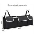 thumbnail image 2 of Car Trunk Organizer, Backseat Hanging Organizer with 4 Large Storage Bag-Car Seat for SUV,Trunk,Space Saving Expert, 2 of 5