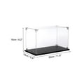 thumbnail image 2 of Caja de exhibición de acrílico Uxcell de 12x6x6 pulgadas, cubo ensamblado, a prueba de polvo, transparente, 2 of 7
