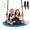 Blue, variant on Atilioo 40" Flying Saucer Swing, 600lb Capacity Tree Swing with 600D Oxford, Adjustable Height, Easy Setup Backyard Play Equipment for Kids, Rainbow