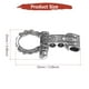 thumbnail image 3 of Uxcell Broche de Pulsera de Paracord [5PCS] - Grillete de Metal Ajustable para Pulseras Cinturón [Plata-Cabeza redonda], 3 of 6