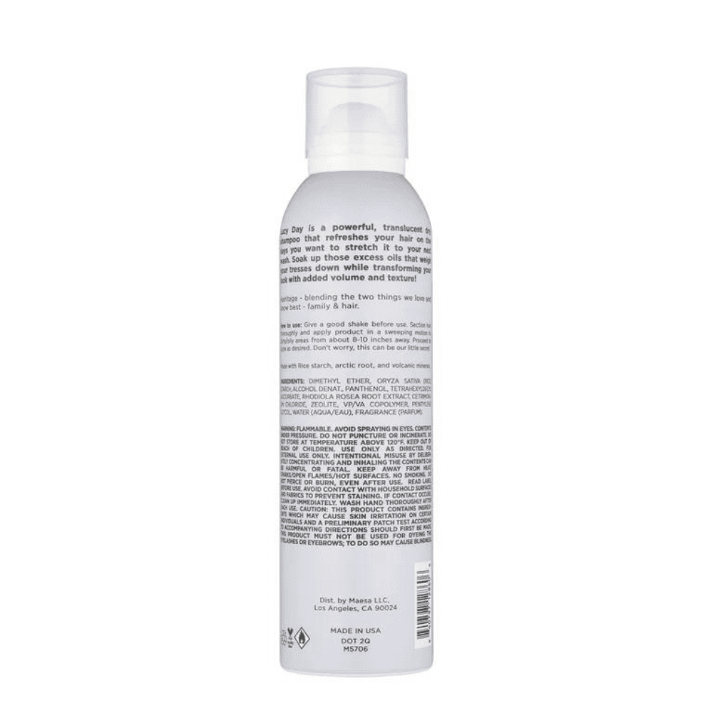 Hairitage Lazy Day Dry Shampoo, 5 oz (Pack of 3)