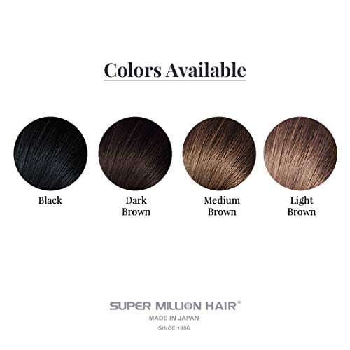 Super Million Hair Dark Brown Enhancement Fibers - Option : 0.5 oz