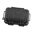 thumbnail image 4 of Caja de herramientas para instrumentos, estuche rígido, resistente al desgaste, versátil, color negro, organizador de almacenamiento, estuche de viaje 180 mm x 120 mm x 50 mm, 4 of 8