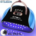 thumbnail image 3 of 57LEDs UV LED Nail Lamp Acrylic Gel Dryer Lamp With Smart Sensor Low Heat Mode Purple Nail Art Salon Manicure Machine, 3 of 5