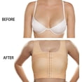 thumbnail image 6 of Gotoly Post-Surgery Front Closure Bra for Women Posture Corrector Compression Shapewear Tops with Breast Support Band(Beige XX-Large), 6 of 8