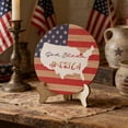 thumbnail image 6 of Beautynvta Patriotic Tabletop Decor, Red White Blue Independence Day Wooden Ornament for 4th of July 250th Anniversary Memorial Day Home Table Centerpiece Decor, 6 of 6