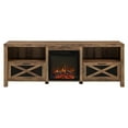 Manor Park Fireplace TV Stand for TVs up to 80", Reclaimed Barn wood