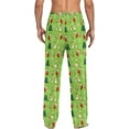 thumbnail image 2 of HPINK-T Christmas Tree Green Mens Sleep Pajama Pants Set Bottoms Lounge Sleepwear PJs, 2 of 7