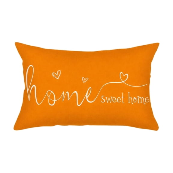 LSLXA Fall Pillows Covers 12X20 Inch Pumpkin Thanksgiving Decorative Throw Pillow Covers Autumn Farmhouse Harvest Cushion Case Decoration For Sofa Couch