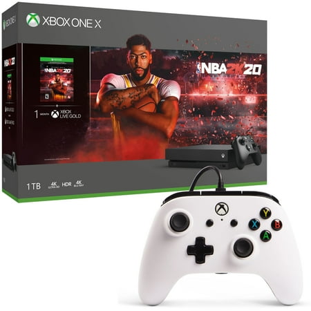 Xbox One X 1TB NBA 2k20 Bundle with choice of BONUS controller