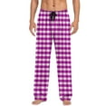 thumbnail image 4 of LONKITO Mens Pajama Pants Soft Plaid PJ Pants Flannel Sleepwear Lightweight Lounge Bottoms with Pockets, 4 of 6