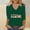 A394 Green, variant on LEKWK Womens Holiday Tops Sparkly Xmas Tree V Neck 3/4 Sleeve Tshirts Women Winter Shirts Holiday Womens Party Tops