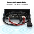 thumbnail image 4 of Panel frontal USB 31 panel frontal GEN2 de 80 cm/315 pulgadas panel frontal TYPE-C accesorios de escritorio negros para computadora PC, 4 of 8