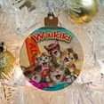 thumbnail image 5 of Waikiki Beach Cat Surf Selfie Honolulu Hawaii Wood Christmas Tree Holiday Ornament, 5 of 7
