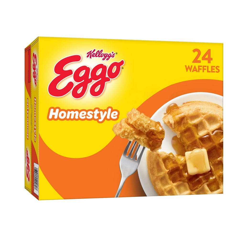 Eggo Frozen Waffles, Homestyle, Family Pack, 24ct 29.6oz