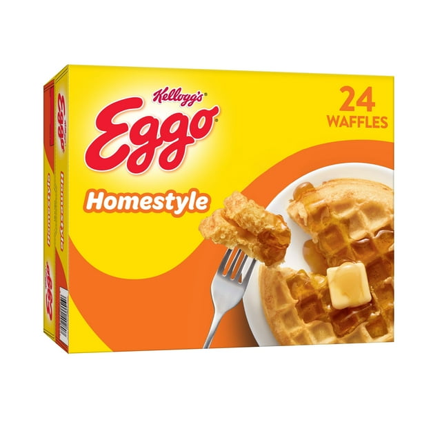 Eggo Frozen Waffles, Frozen Breakfast, Toaster Waffles, Homestyle, 29