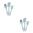 thumbnail image 3 of Inteprter 3 piezas/kit de silicona para hornear raspador colorido reutilizable lavable cocina panadería pastel crema pan cepillo herramientas de Azul 2piezas, 3 of 6