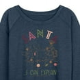 thumbnail image 3 of Disney Winnie The Pooh - Christmas Tigger - Santa, I Can Explain - Women's Lightweight French Terry Long Sleeve Shirt, 3 of 5